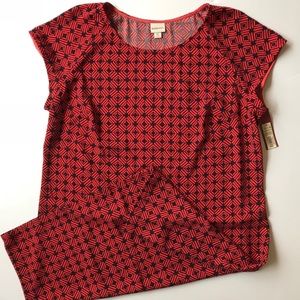 Merona retro print shift dress